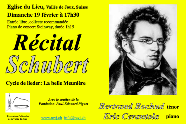 Récital Schubert