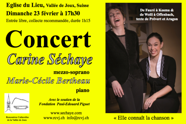 Concert Carine Séchaye