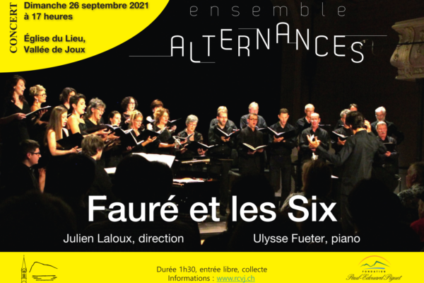 Fauré et les Six – Ensemble Alternances, sous la direction de Julien Laloux