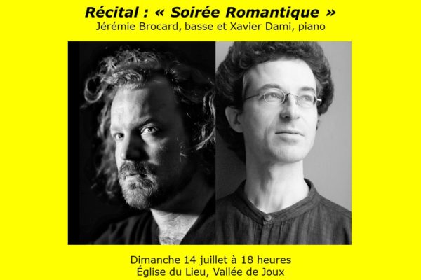 « Soirée Romantique » – Jérémie Brocard et Xavier Dami