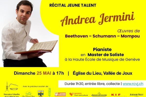 Récital « Jeune talent » – Andrea Jermini